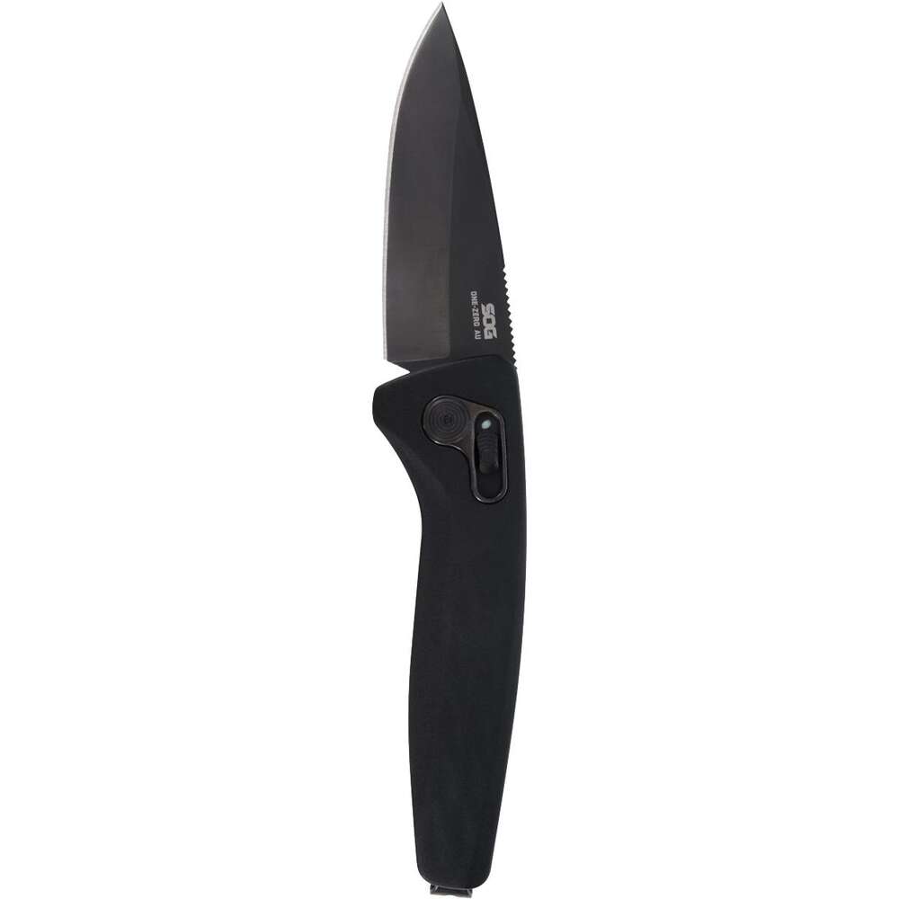 Knives SOG Knives&Tools Ready Series ONE-ZERO AU - BLACK and CHROME